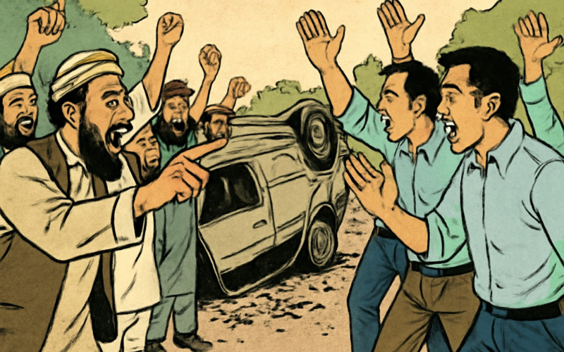 OTS Podcast Expresses Concern Over Ethnic Tensions In Karachi Over Heavy Vehicle Accidents
